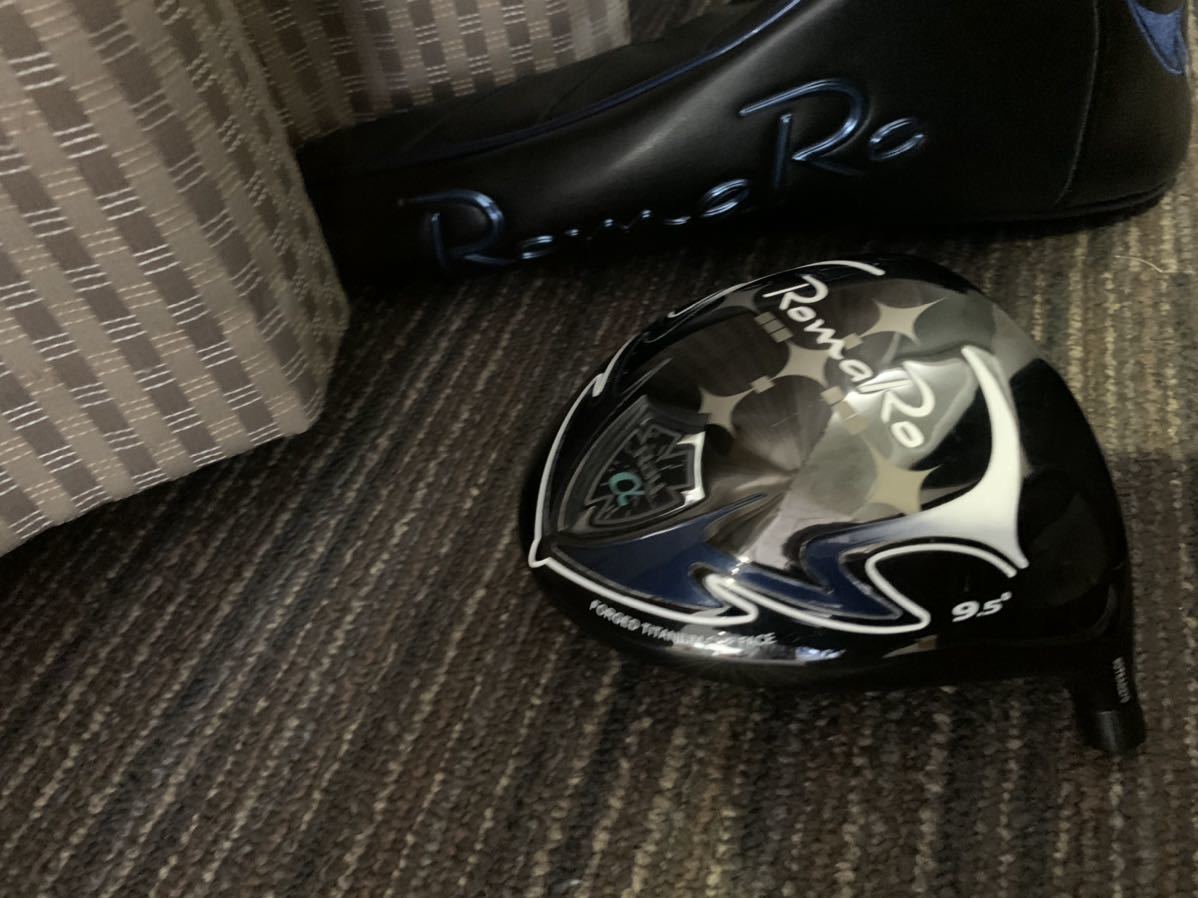 α Ray ロマロ 0 ドライバー RomaRo ROMARO RAY BLACK 9.5° ヘッドのみ 送料無料 レイ 1W 9.5 9.5度