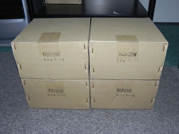  大特価 シャンデリア電球 シリカ E12 110v 25W形 ４箱 100個(白熱電球)｜売買されたオークション情報、yahooの商品情報をアーカイブ公開 - オークファン 白熱電球