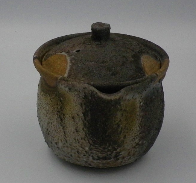 【T-536】　実力作家・柴岡守　備前宝瓶　共箱　未使用　◆_3