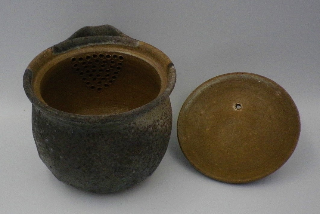 【T-536】　実力作家・柴岡守　備前宝瓶　共箱　未使用　◆_6