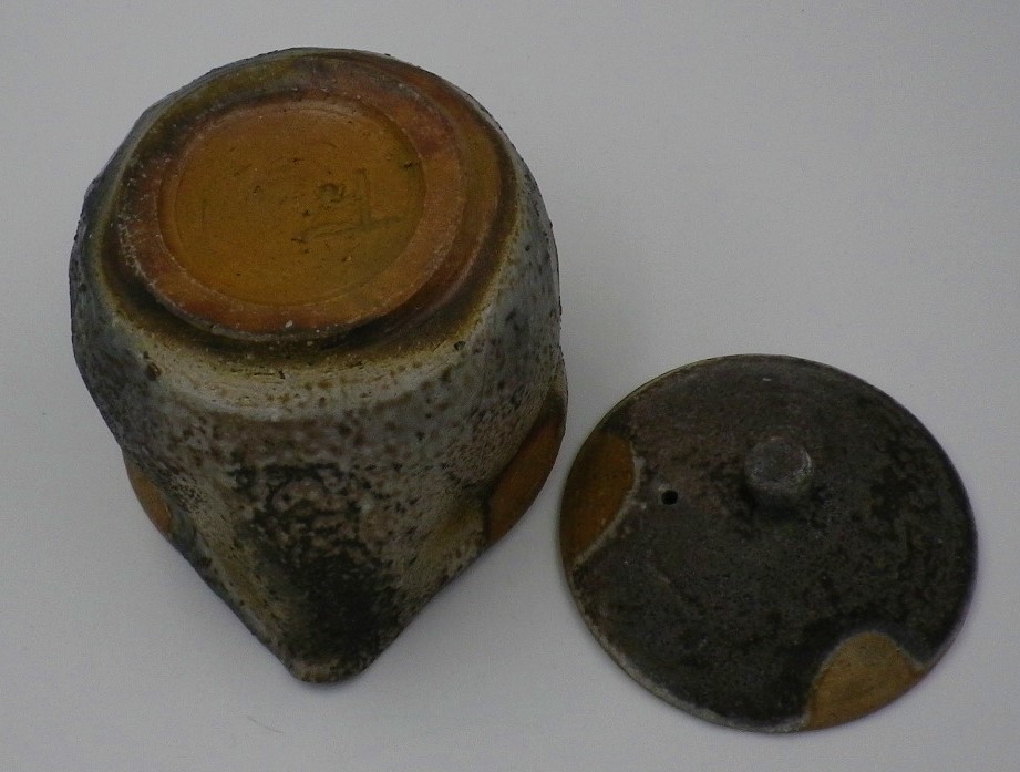 【T-536】　実力作家・柴岡守　備前宝瓶　共箱　未使用　◆_7