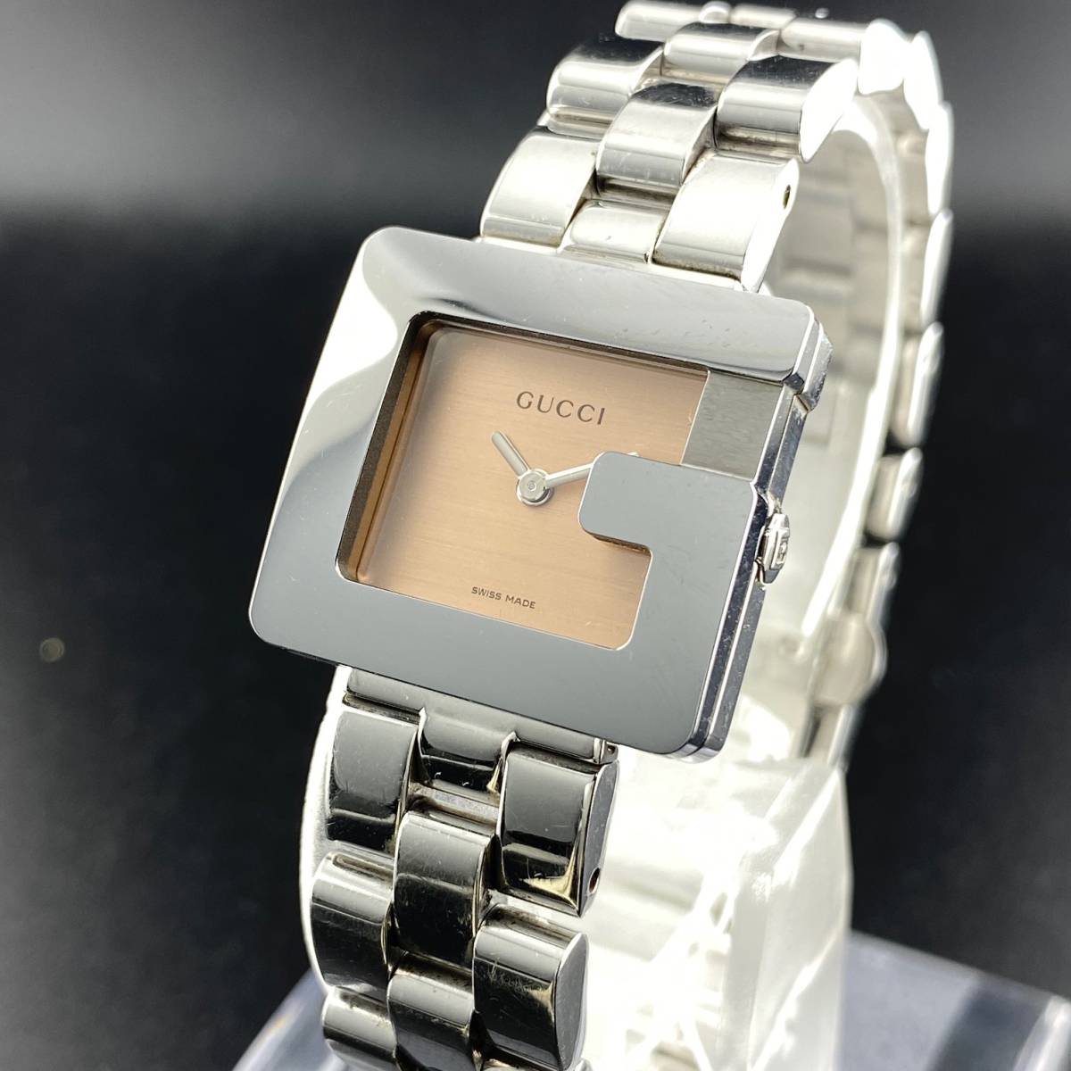 レディース GUCCI Gウォッチ 箱付き 3600L スクエア レディース Gロゴ