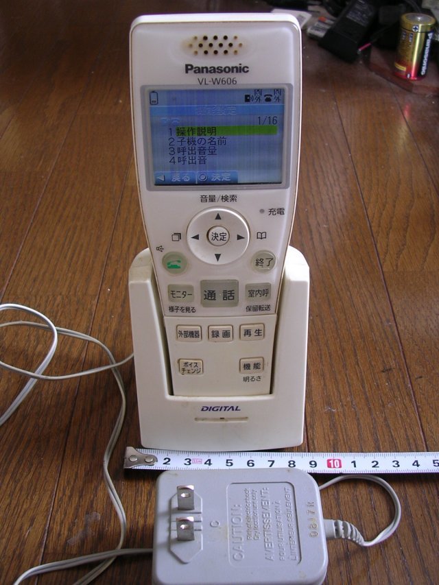 Panasonic ワイヤレスモニター子機 VL-W606 パナソニック ワイヤレス