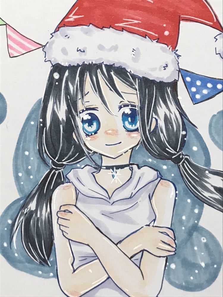 手描きイラスト 小色紙 天気の子 クリスマス 陽菜 手描きイラスト 売買されたオークション情報 Yahooの商品情報をアーカイブ公開 オークファン Aucfan Com
