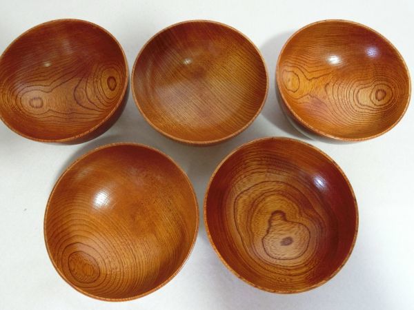 会津塗 メルカリ - 木箱入り 特撰 御汁椀5客セット 未使用 5客