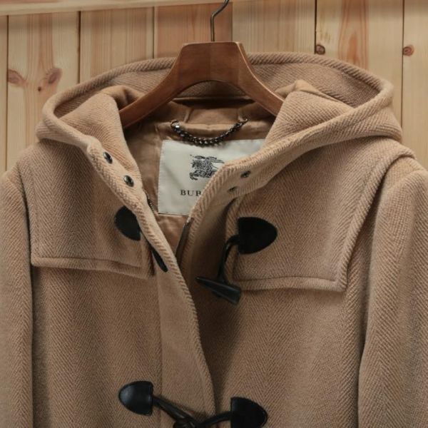 美品】バーバリー BURBERRY イタリア製 ミドル ダッフルコート 44(M