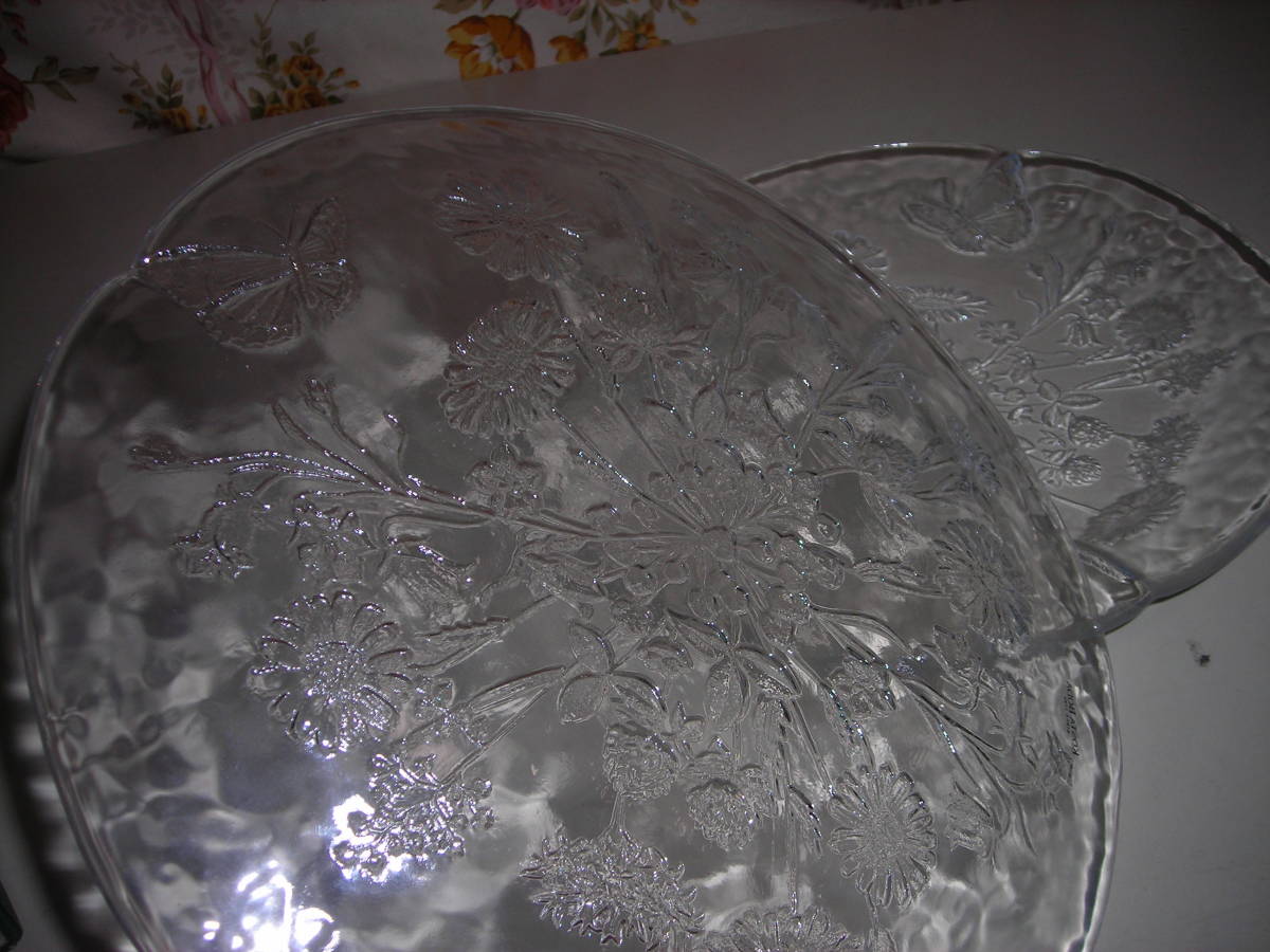 コスタボダ ウラ ガラスプレート 北欧食器&frasl;Kosta - KOSTA BODA Glass Ulla Boda 大皿 メルカリ 19㎝ ペアプレート ２枚 テーブル