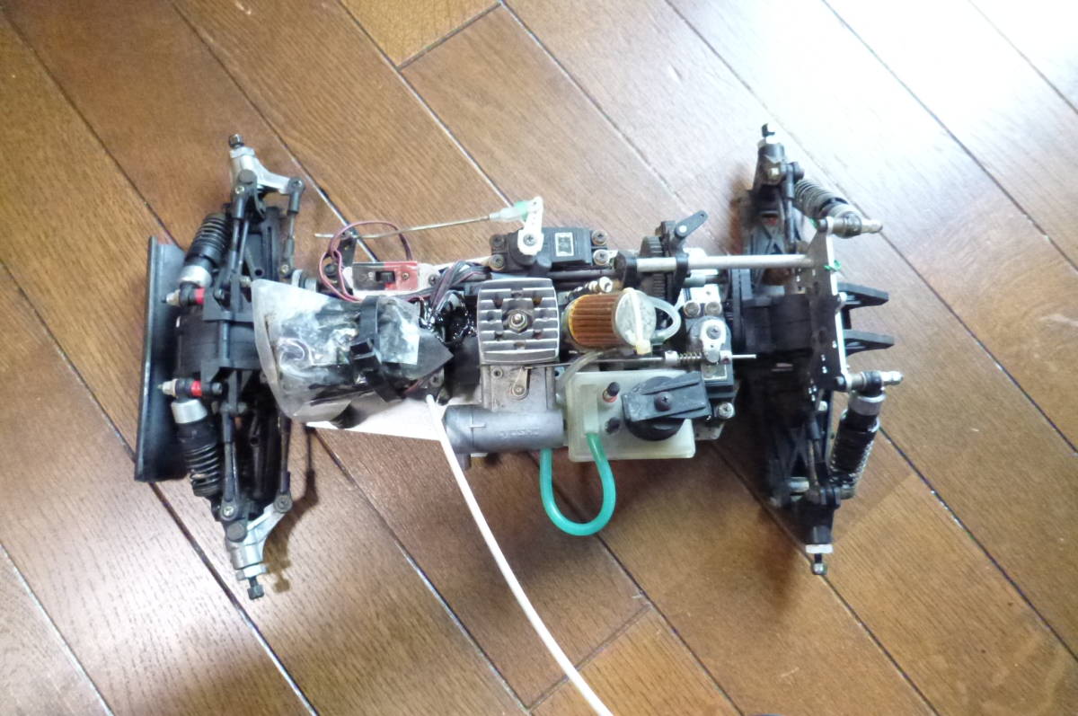 レトロ品！京商 4WD ラジコン RC エンジンカー OS MAX 10 京商 KYOSHO