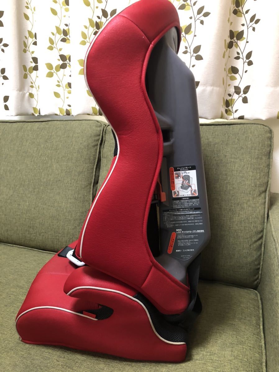 未使用近　RECAROレカロ、チャイルドシート ジュニアモード3〜12 歳程度、 ☆RECARO チャイルドシート ジュニアシート レカロ Start j3 赤 取説