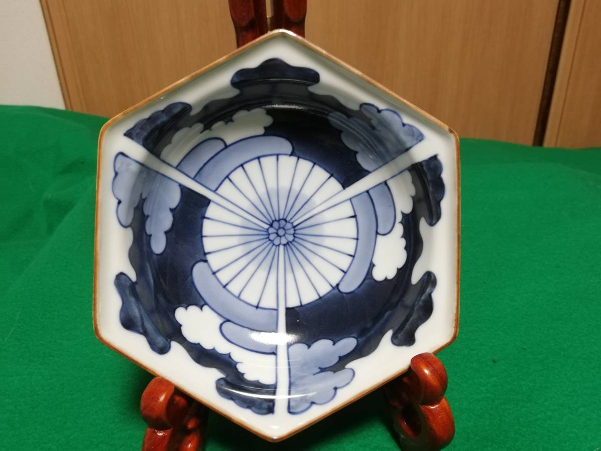 六角形深皿 5客組 渦福 美品 【公式通販】