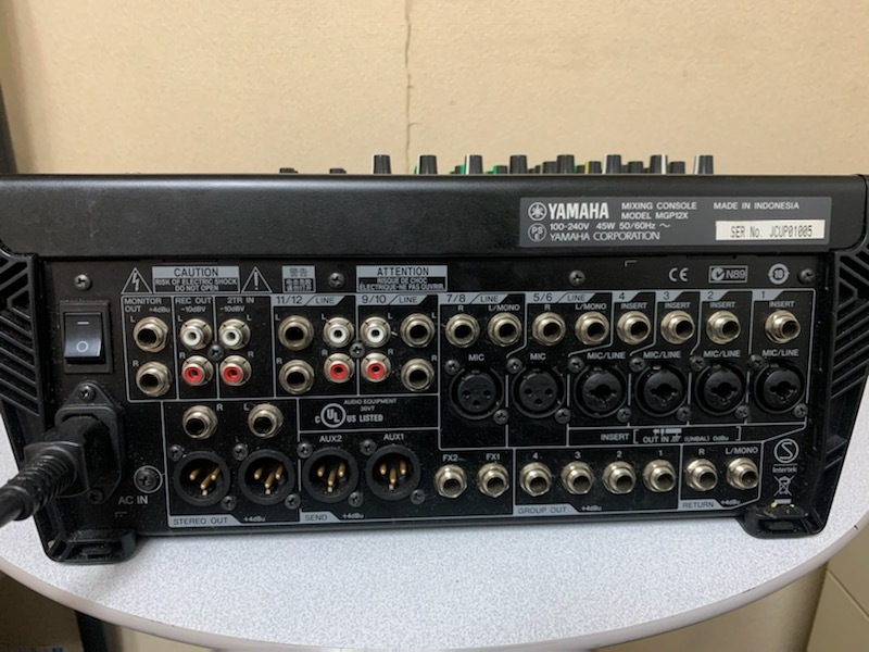 ☆＜YAMAHA＞ ミキサー MGP12X 美品☆中古良品 【公式通販】