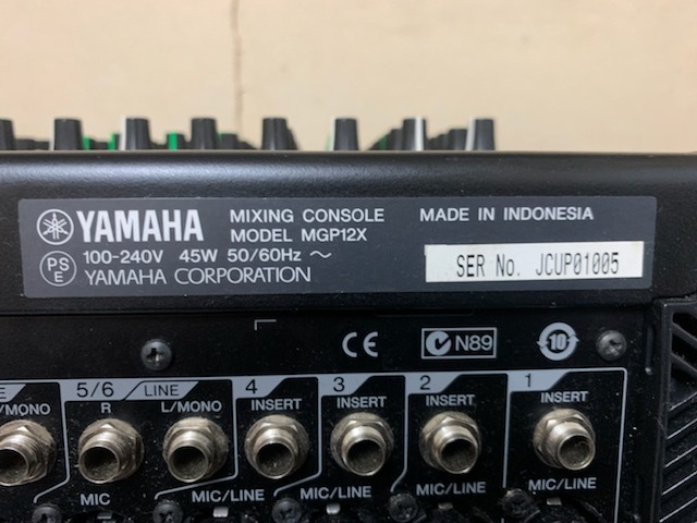 ☆＜YAMAHA＞ ミキサー MGP12X 美品☆中古良品 【公式通販】