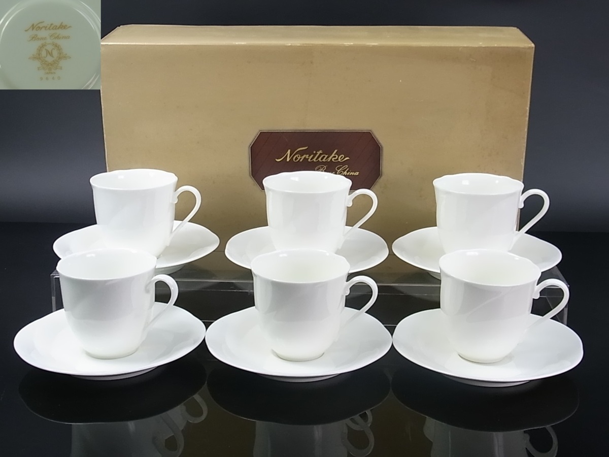 ノリタケ Noritake カップ&ソーサー ボーンチャイナ 4客セット 