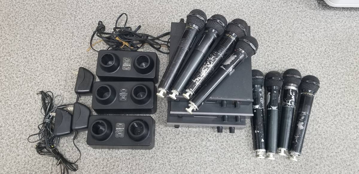 BeMAX'S ワイヤレスマイク 2本セット 充電スタンド付き RV700 【自社EC