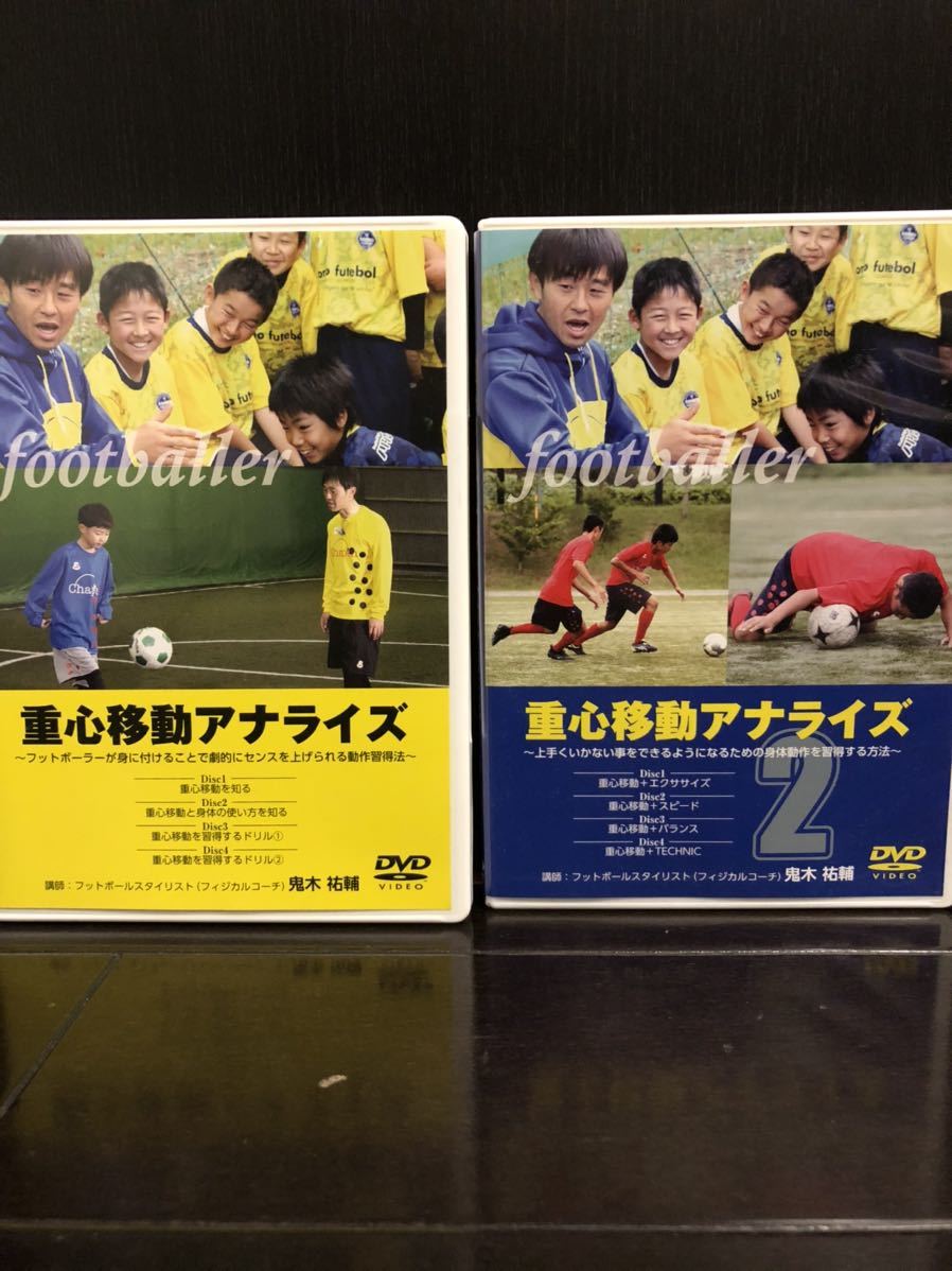 サッカー DVD 重心移動アナライズ1・2セット（計8枚） 【公式通販】