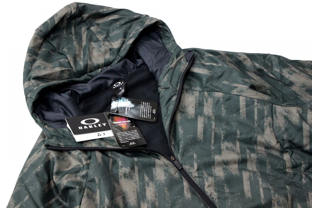 オークリー OAKLEY メンズ 撥水 中綿 トリコット裏起毛 グラフィック ジップ パーカージャケット カーキ 412474JP-86V-M 二 QWER(ダウン)｜売買されたオークション情報、yahooの商品情報をアーカイブ ダウン