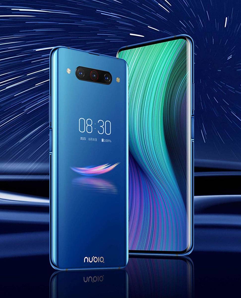 美品！NUBIA Z20 BLUE 8G/128GB グローバル仕様SIMフリー（デュアルSIM） デュアルディスプレイスマートフォン_1