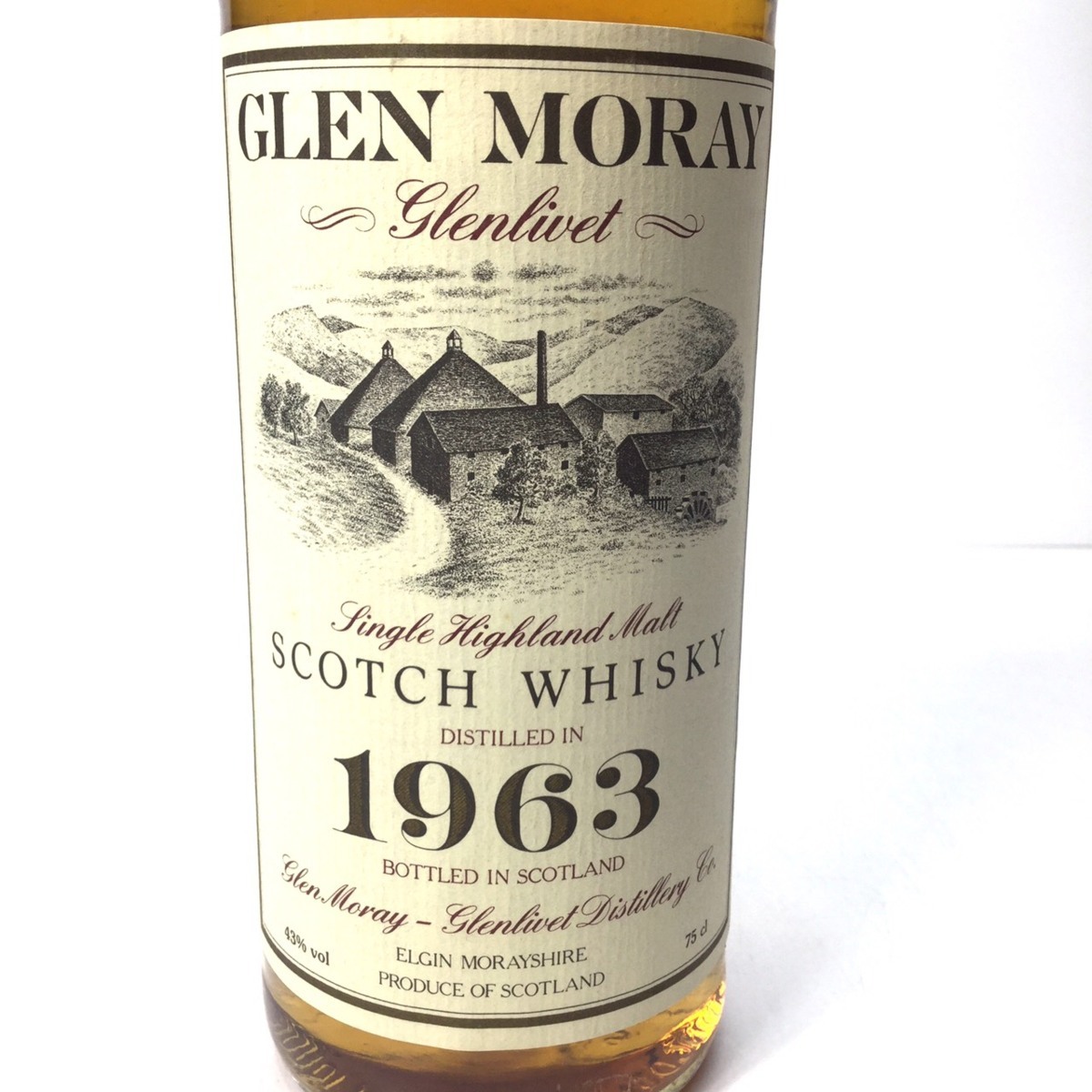 GLEN MORAY グレンマレイ1963 25年 750ml 43% 未開栓