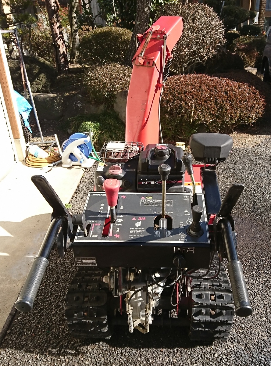 ヤナセスノースロワー 8-9G セル付きガソリンエンジン 9馬力 除雪機