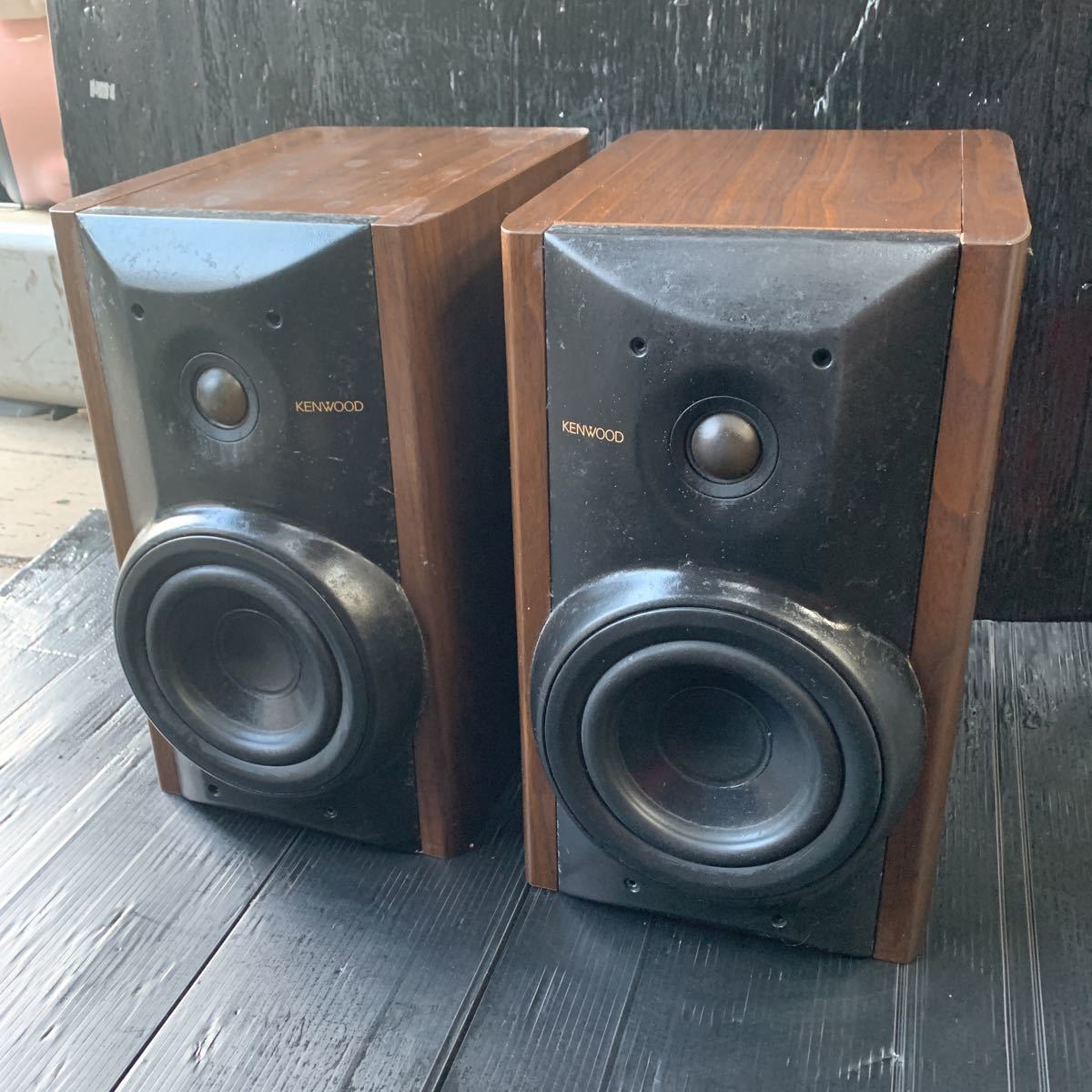 名機】KENWOOD ケンウッド LSF-555 2ホーン 送料無料 名機】KENWOOD