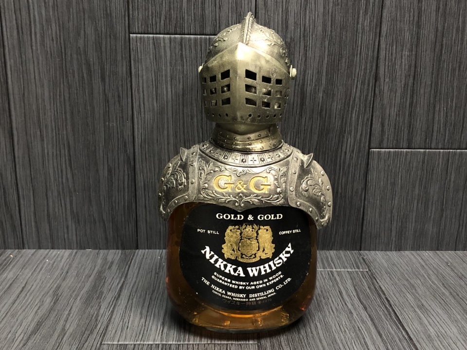 G&G ニッカ 鎧 GOLD&GOLD ウイスキー 甲冑 ビンテージニッカ