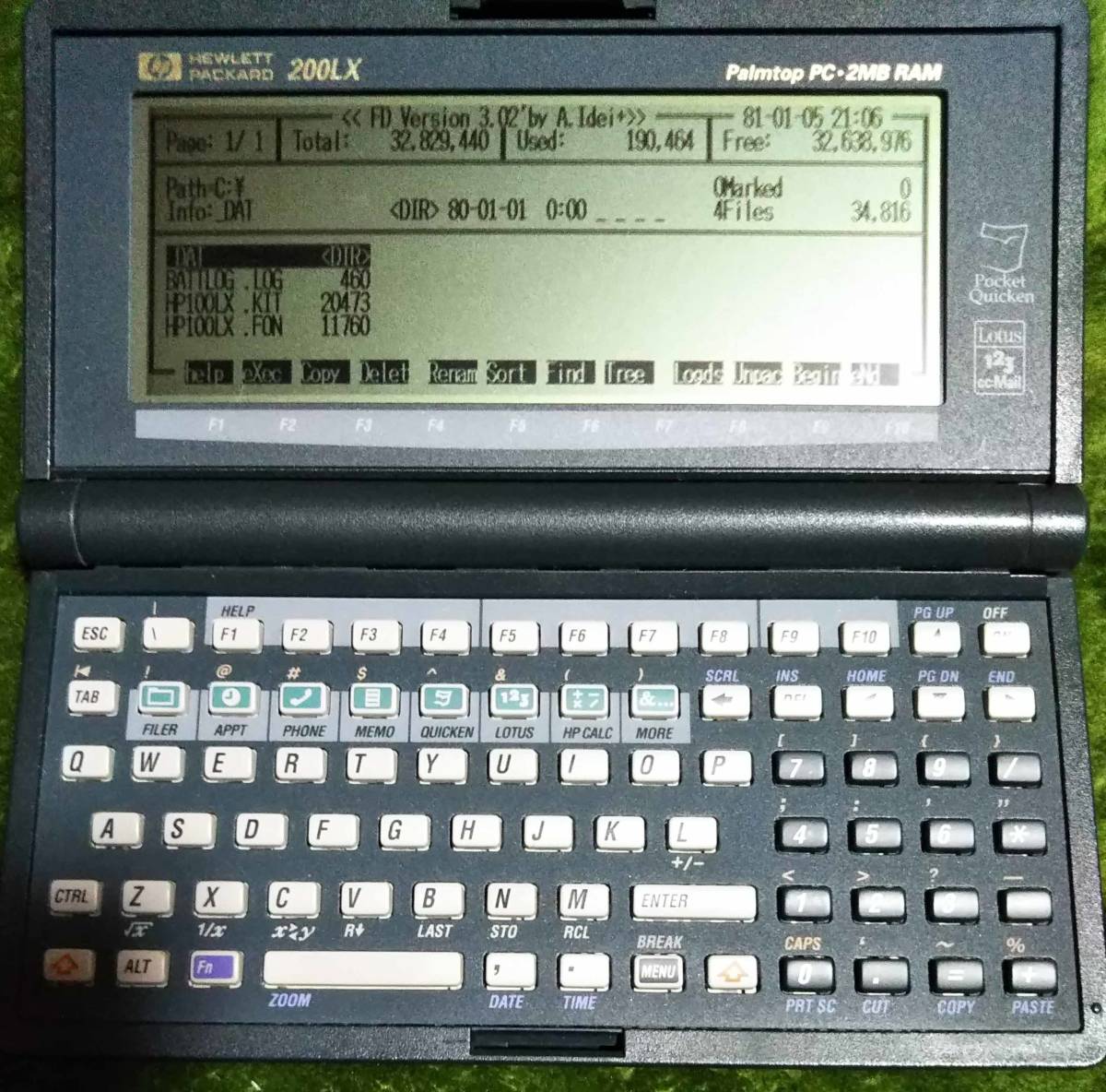 HP200LXとPCカード（ジャンク、送料込み） HP200LX 200LX HP