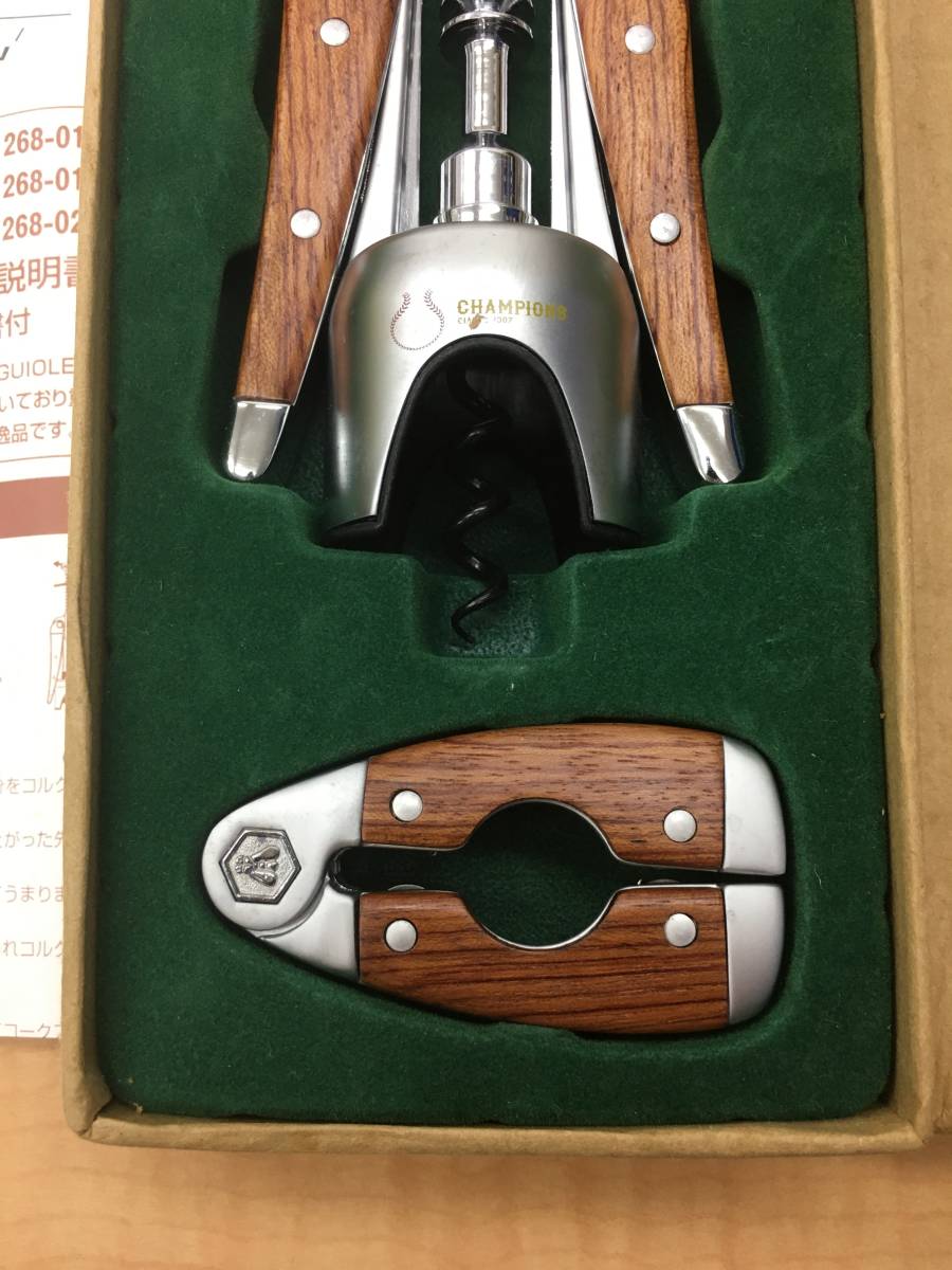 2751 LAGUIOLE ワインオープナー ラギオール コルク抜き 美品 LAGUIOLE