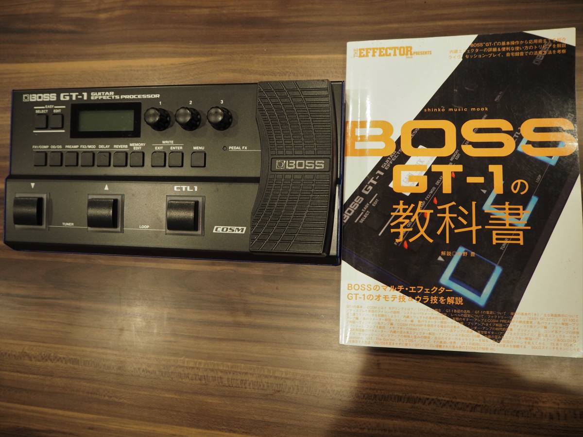 BOSS GT-1本体＋ムック「BOSS GT-1の教科書」【即決】 ,BOSS-GT-1