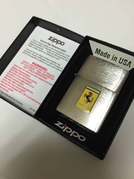 【新作登場，大人気】 フェラーリ Ｚipoo／ジッポ―ライターSv / FERRARI / USA製 /(フェラーリ)｜売買されたオークション情報、yahooの商品情報をアーカイブ公開 - オークファン フェラーリ