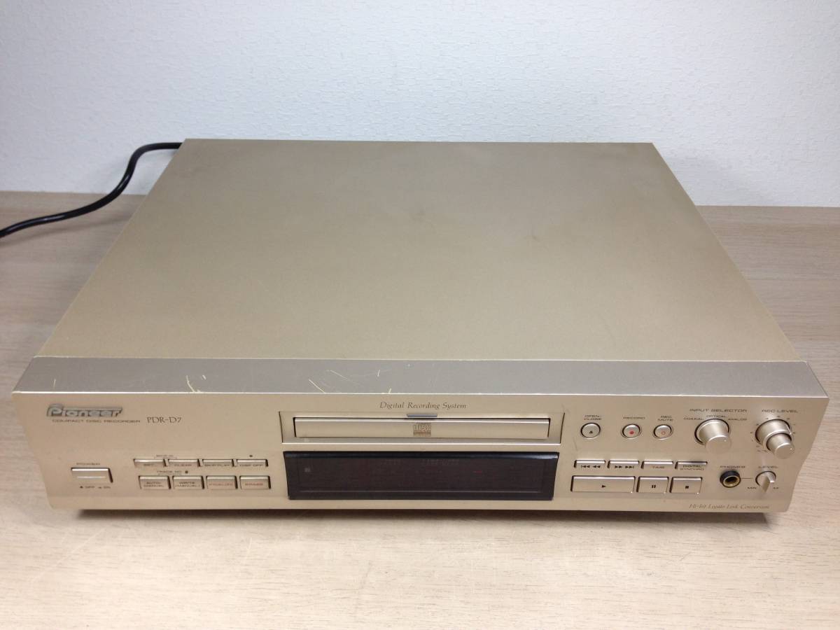 PDR-D7 パイオニア CDレコーダー PIONEER Pioneer リモコン付き 定価12 
