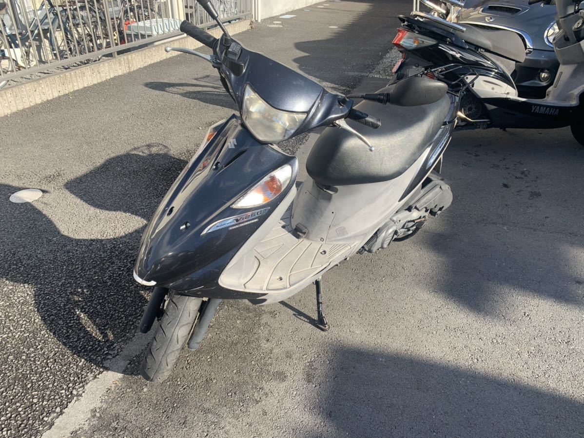 静岡 スズキ アドレスV125G CF46A 5200km エンジン実働 通勤 通学 Fi