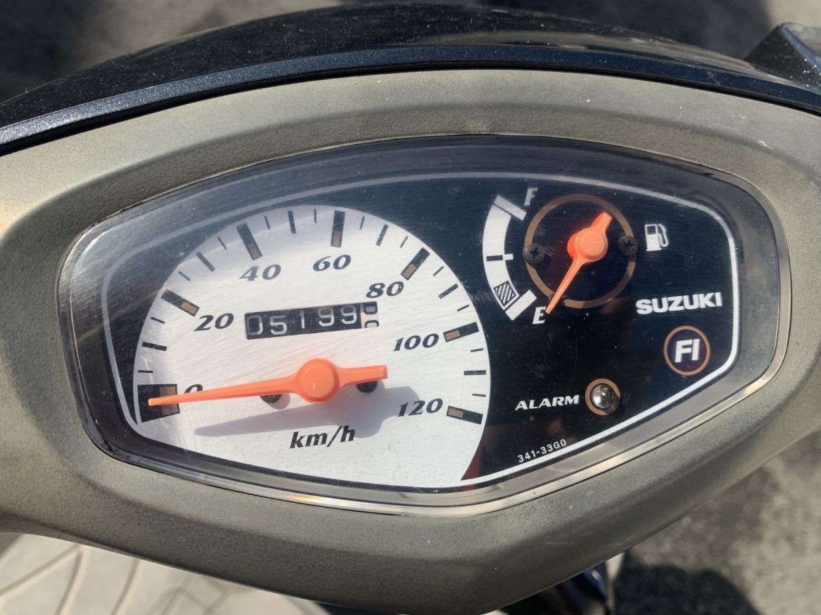 静岡 スズキ アドレスV125G CF46A 5200km エンジン実働 通勤 通学 Fi