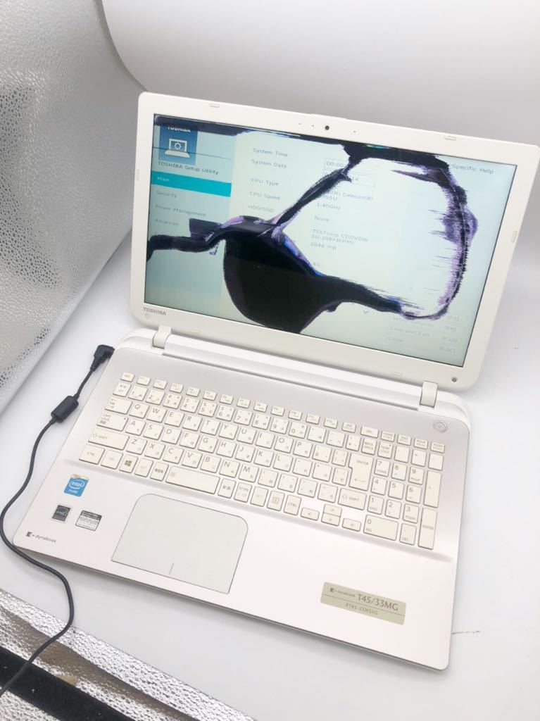 ジャンク BIOS起動 TOSHIBA dynabook T45/33MG PT45-33MSXG Celeron