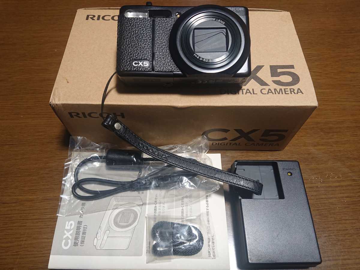 CX5 RICOH 公式通販 リコー 美 美品。動作しますがイメージセンサに問題