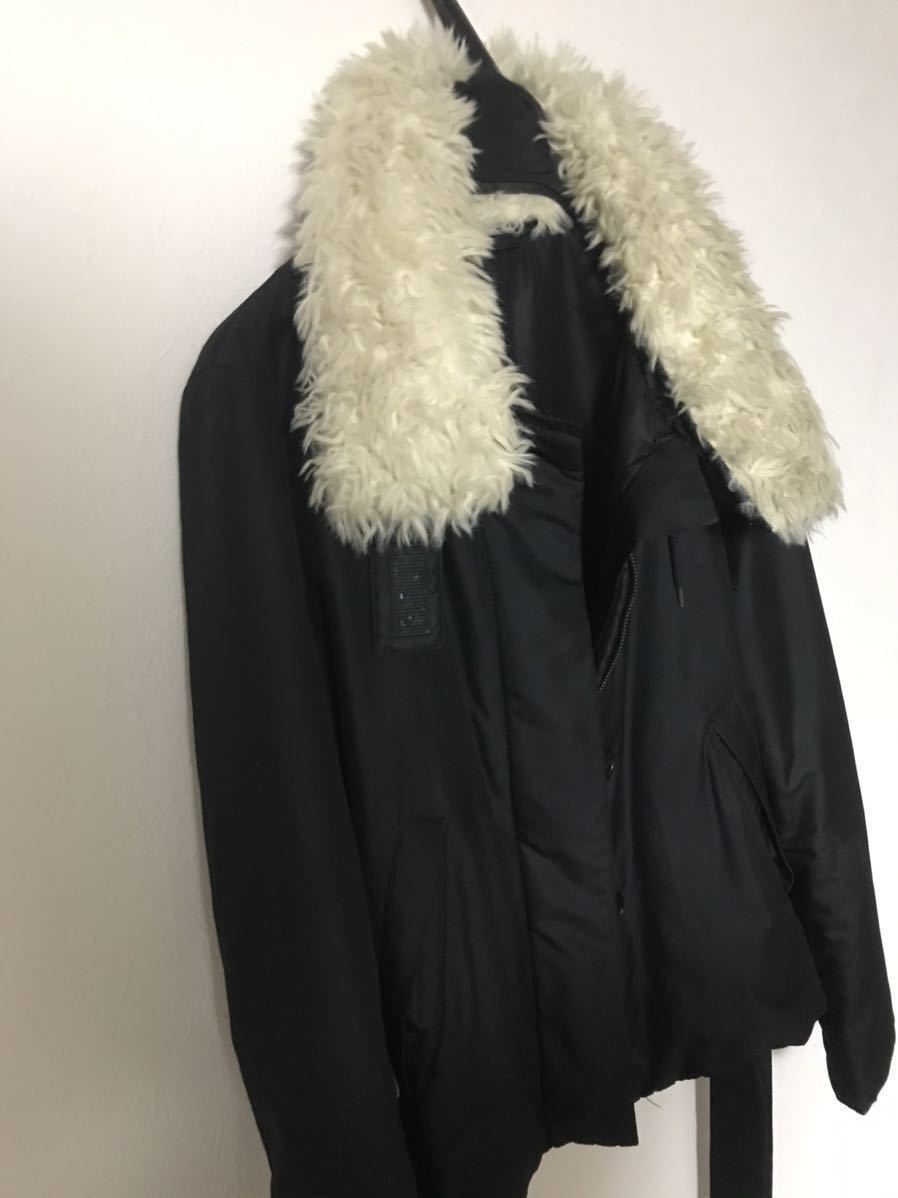 HELMUT LANG / FUR COLLAR RIDERS JACKET / アーカイブ 初期 本人期 