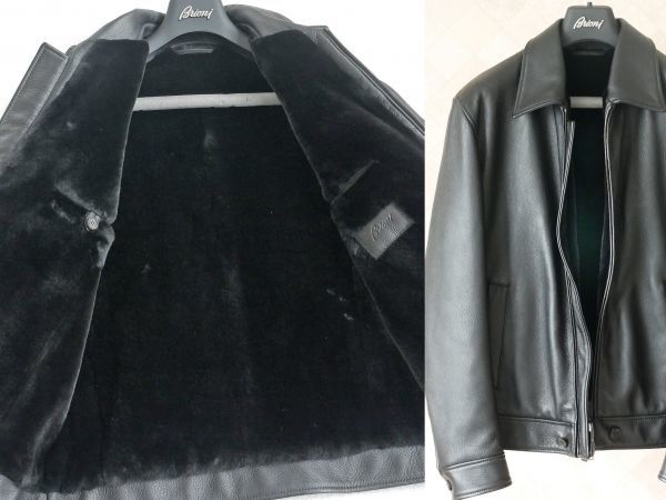 新作入荷，本物保証 最高峰Brioniブリオーニ 内張ミンクファー 本革鹿革ディアレザー レザーボンバージャケット 50 di133(男性用)｜売買されたオークション情報、yahooの商品情報をアーカイブ公開 - オークファン 男性用