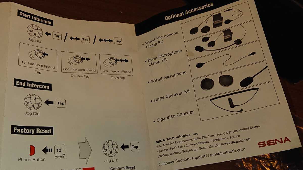 インカム SENA セナ SMH5 中古 _9