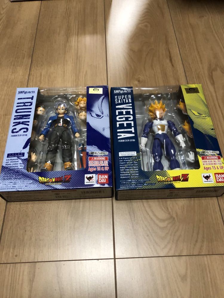 驚きの破格値，SALE S.H.Figuarts スーパーサイヤ人ベジータ トランクス -Premium Color Edition- 魂ウェブ商店限定 2点セット(ベジータ)｜売買されたオークション情報、yahooの商品情報をアーカイブ公開 - オークファン ベジータ