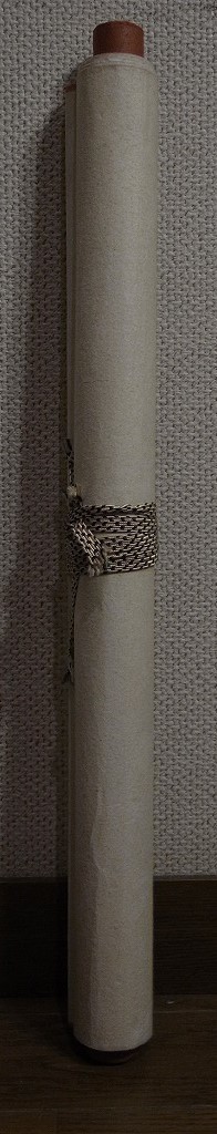 二天一流兵法の開祖『宮本武蔵自画像』掛軸〔紙本巧芸〕/江戸時代初期