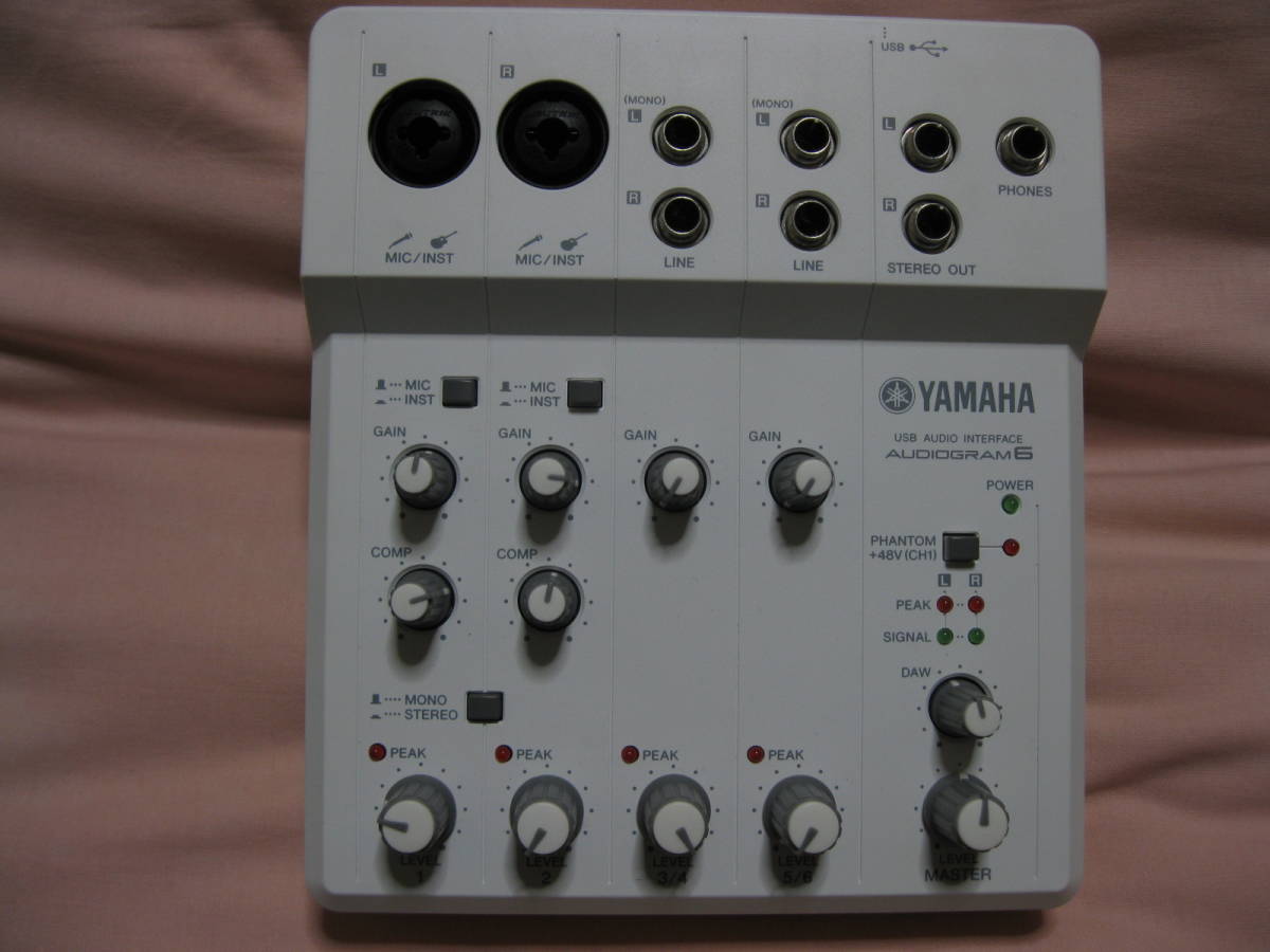 中古 YAMAHA AUDIOGRAM 6 オーディオインターフェース 楽器、器材