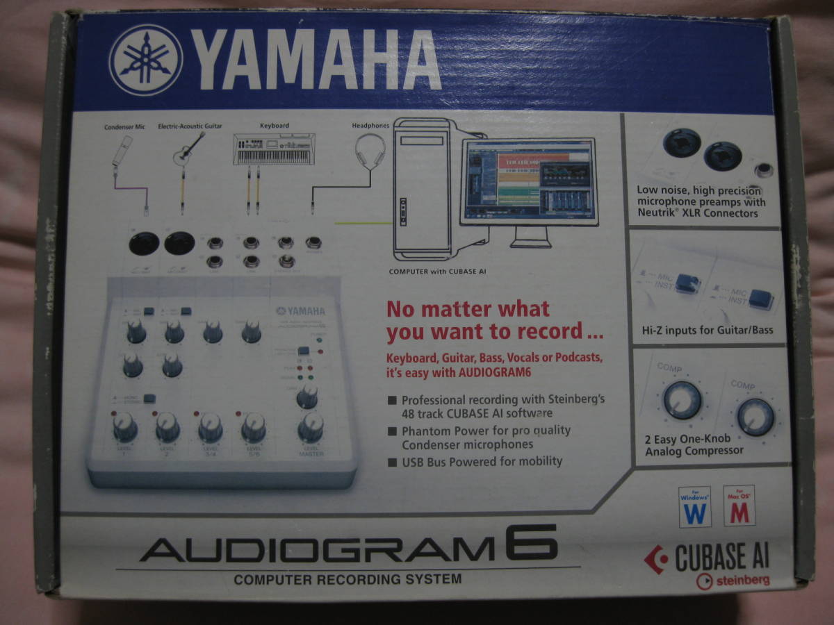 中古 YAMAHA AUDIOGRAM 6 オーディオインターフェース 楽器、器材