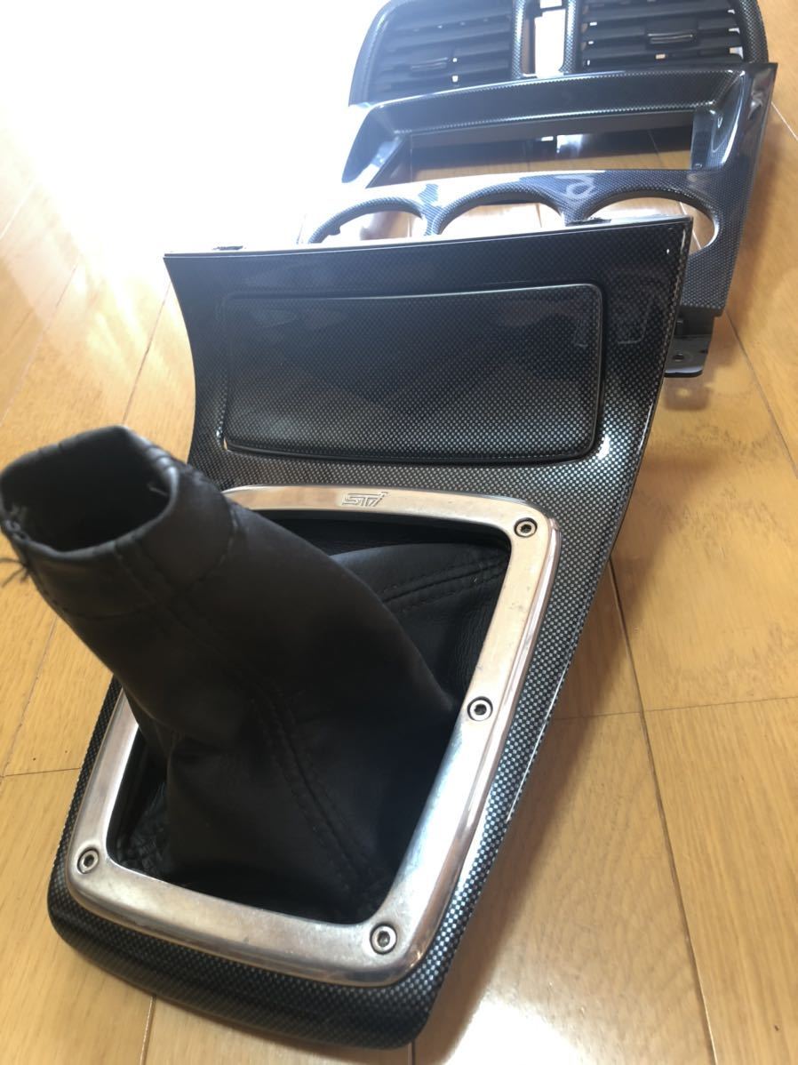 インプレッサ sti GDB GDA 内装 パネル 純正op 希少 美品 カーボン