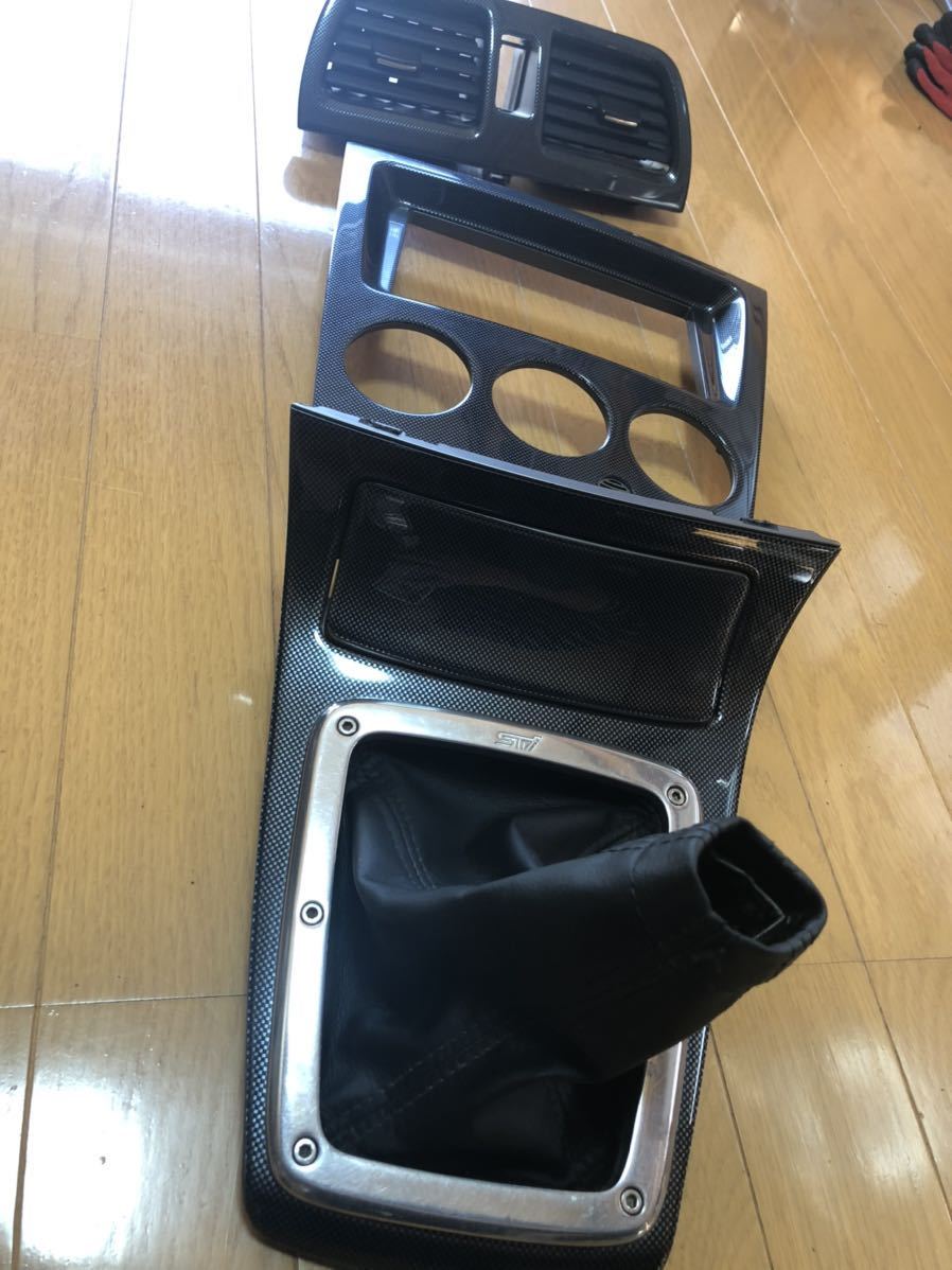 インプレッサ sti GDB GDA 内装 パネル 純正op 希少 美品 カーボン