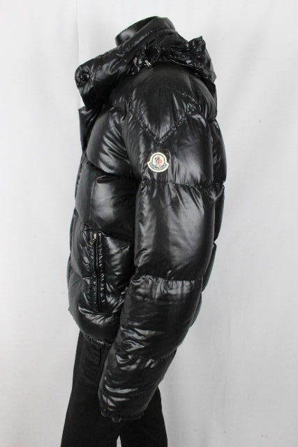 モンクレール ダウンジャケット シャイニーブラック エバー SIZE[3