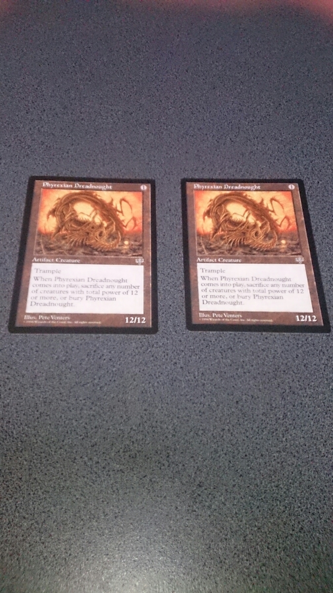 MTG：ファイレクシアン・ドレッドノート/Phyrexian Dreadnought/英語版2枚/ミラージュ_2