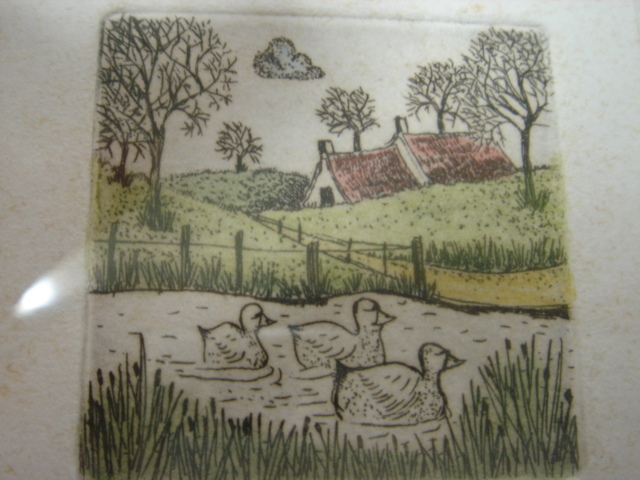 アンリ デュカ カルチュア アンリミテッド 銅版画 エッチング アヒル インテリア 絵 シンプル その他 売買されたオークション情報 Yahooの商品情報をアーカイブ公開 オークファン Aucfan Com