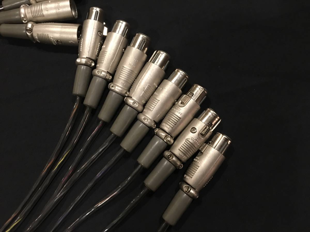 マルチケーブル8ch ITTキャノン 2メートル CANARE MR202-8AT CANARE 