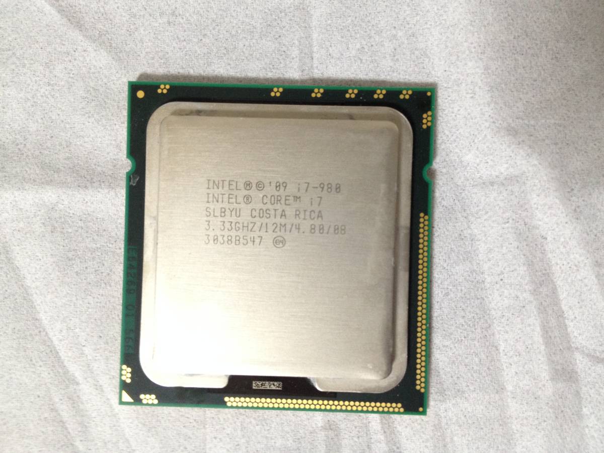 中古】Intel core i-7 980x lga1366 動作確認済 動作OK 中古美品 intel