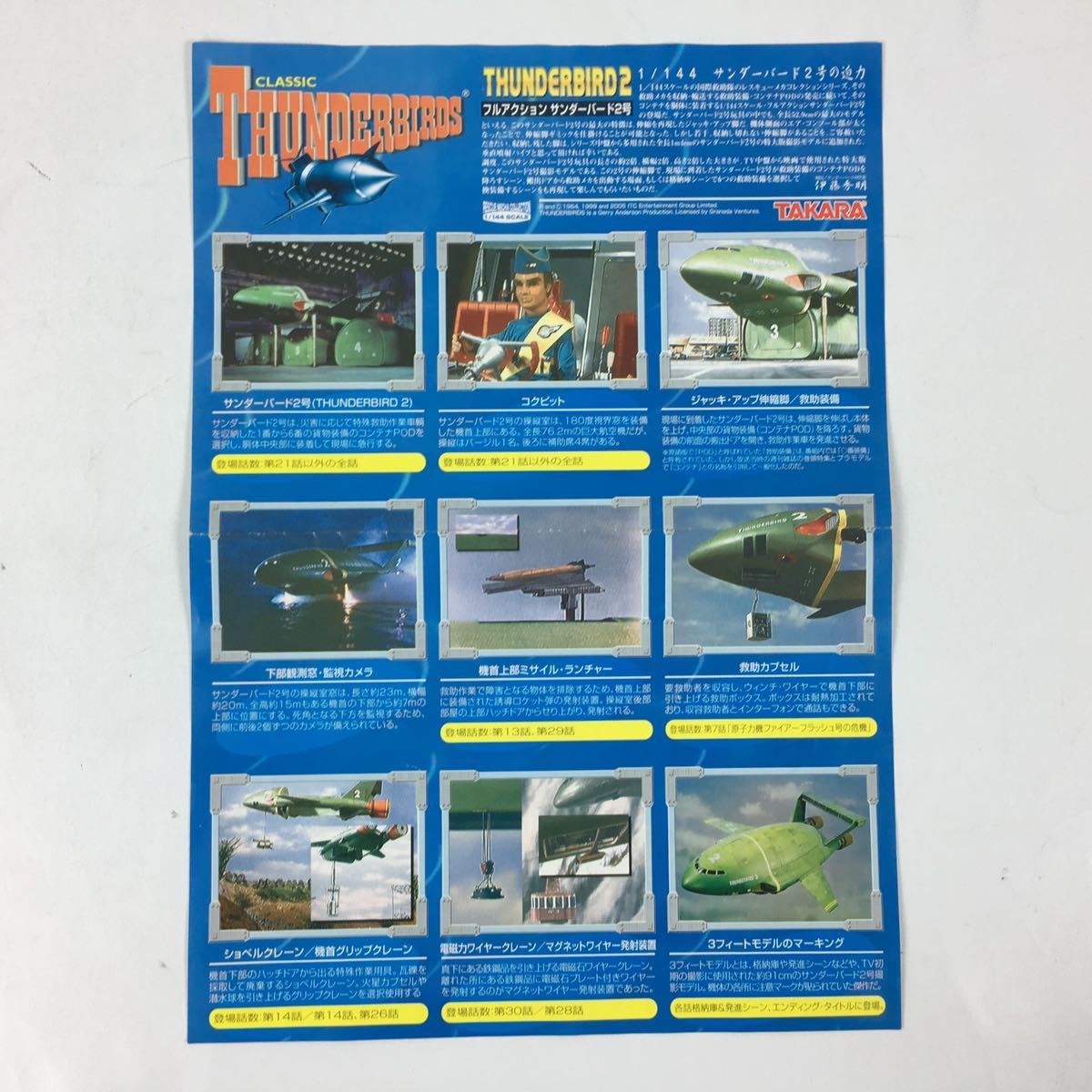フルアクション サンダーバード2号 タカラ 未動作品 【公式通販】