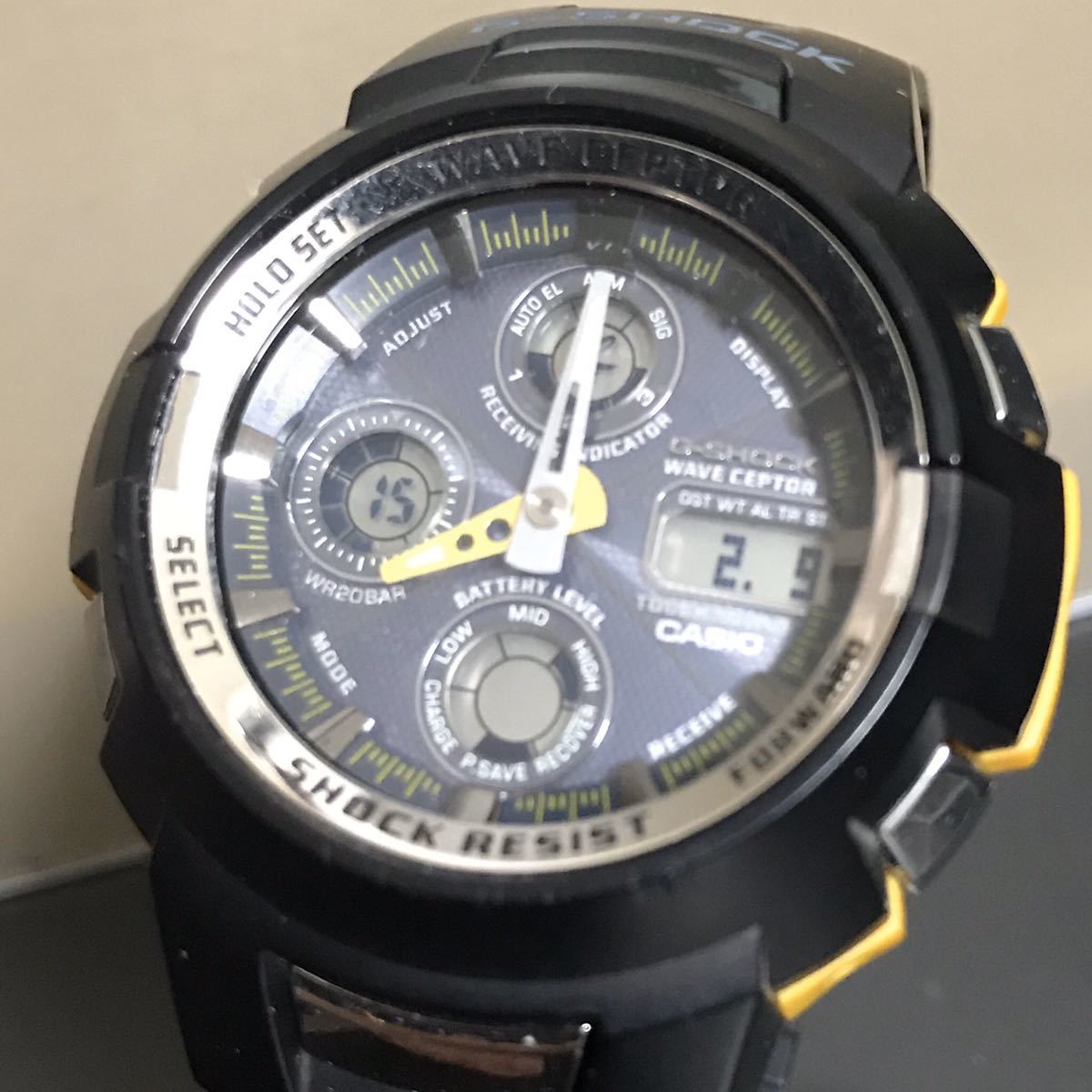 CASIO G-SHOCK GW-1100J-8AJF TheG タフソーラー 電波受信 電波